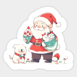 Santa's Christmas Party Sticker